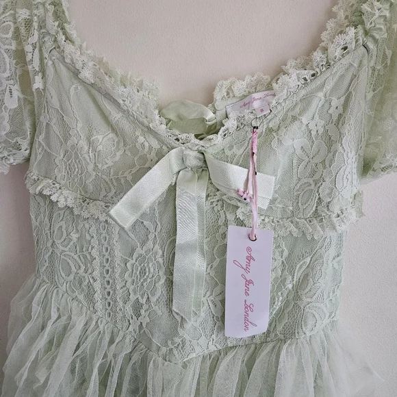 Amy Jane London Chinoise Green Sofia Maxi Dress NWT